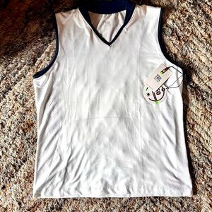TAIL mock neck sleeveless golf shirt